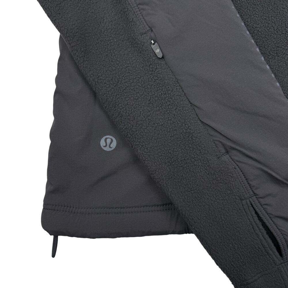 LULULEMON Fleece-Lined Running Jacket Size 6 Black - Picture 10 of 10